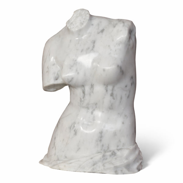 Front view of the bust of the Venus de Milo