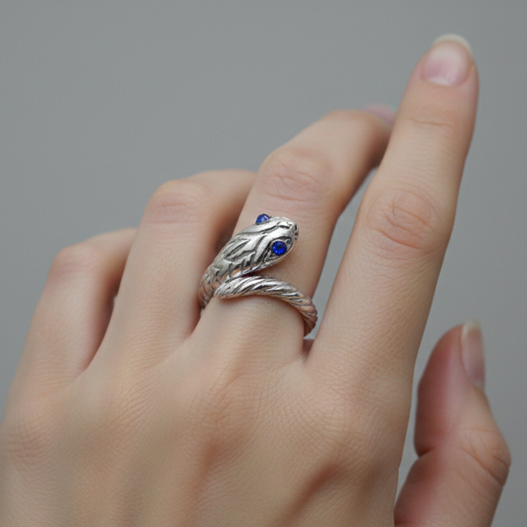 925 Silver Snake Ring
