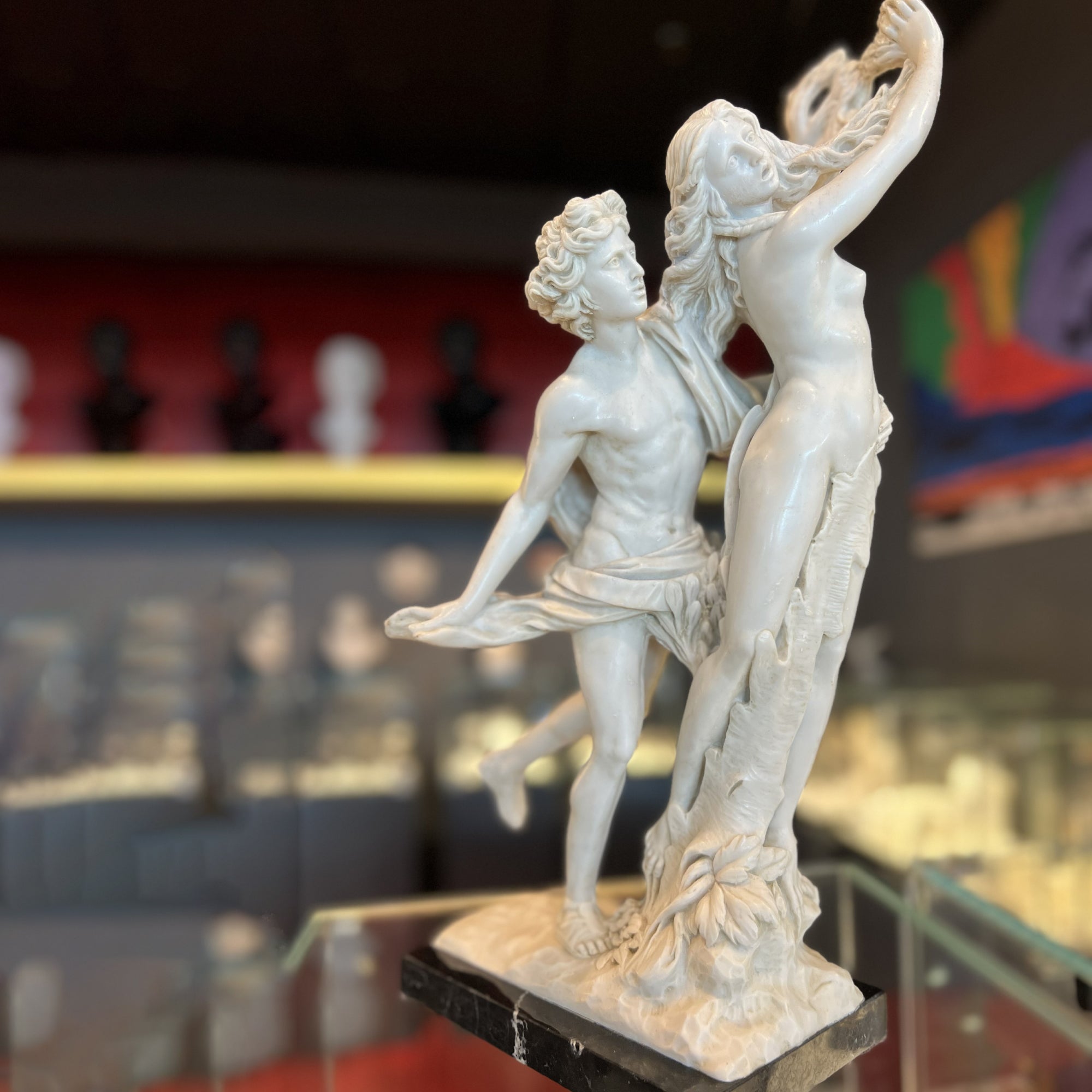 Apollon et Daphné en marbre