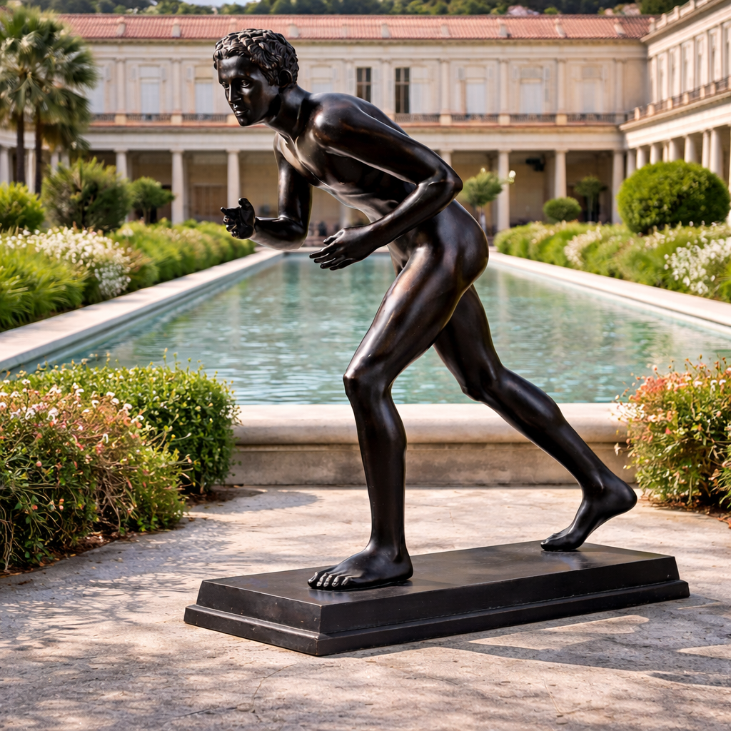 Bronze Runner - Statue of the Villa dei Papiri in Herculaneum