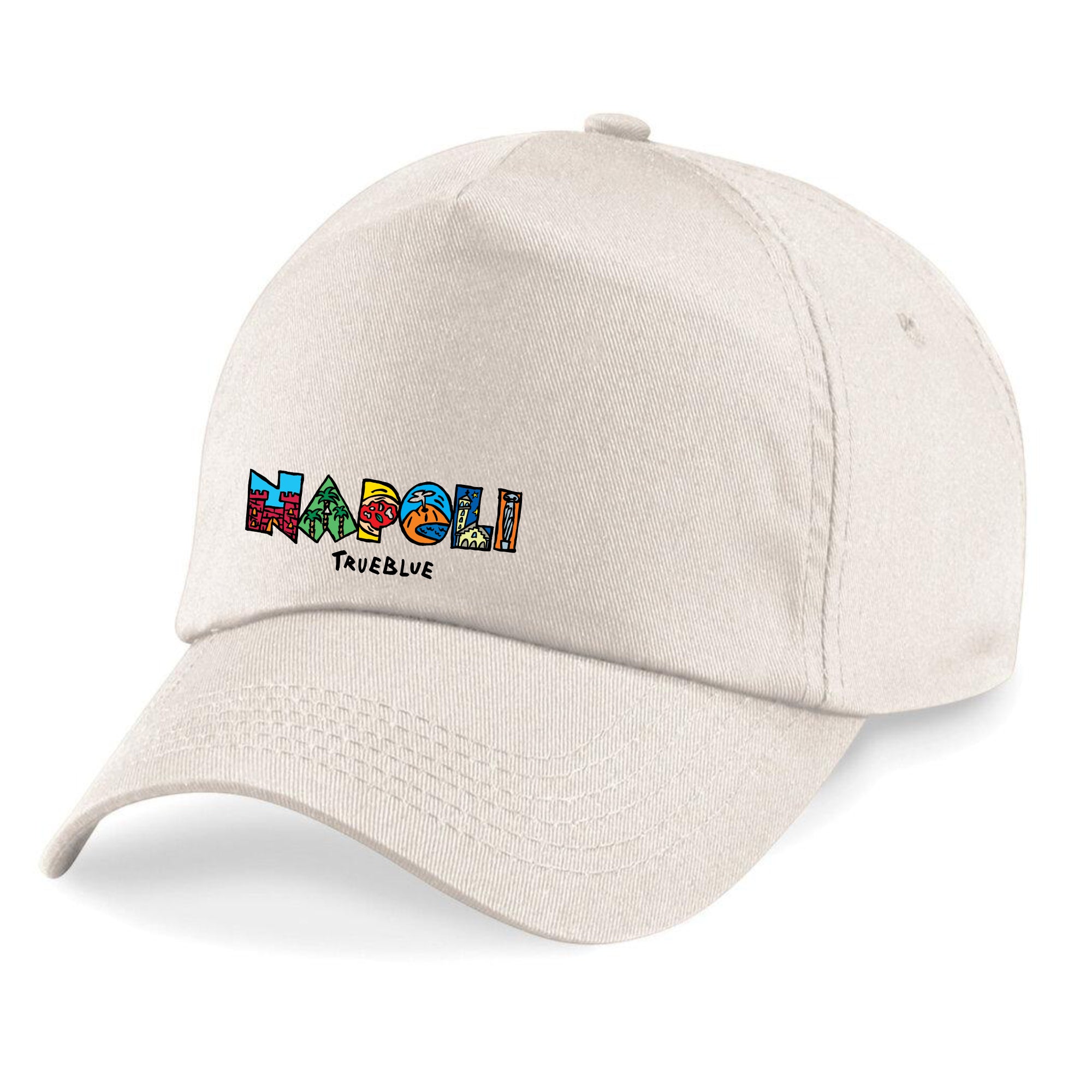 Cappello Napoli con grafica illustrata