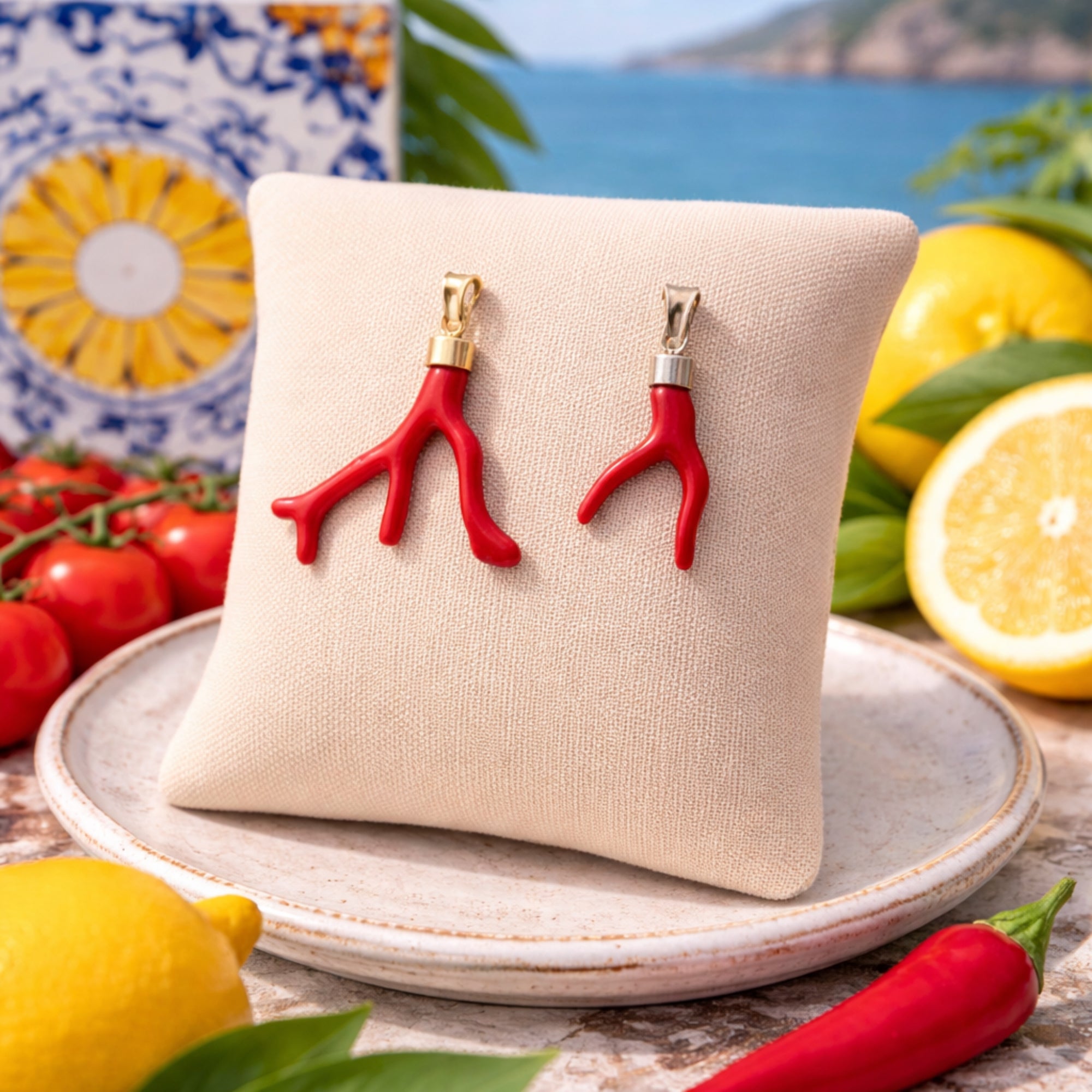 Colgante Rametti en Coral