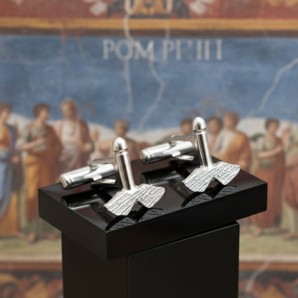 Gemelos con Falo Alado de Pompeya - Plata 925