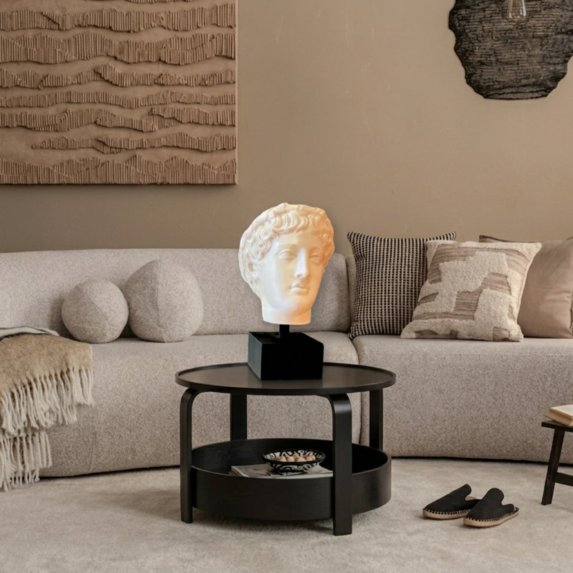 3D Head of Young Bacchus