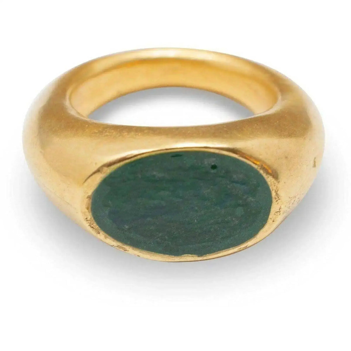 Classic enamelled ring from Herculaneum in silver and gold