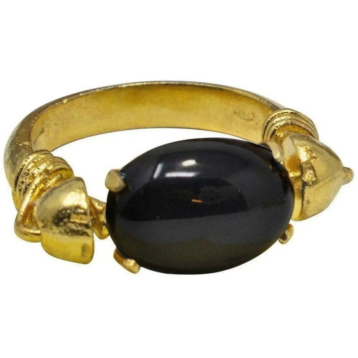Gold ring with natural stones from Pompeii