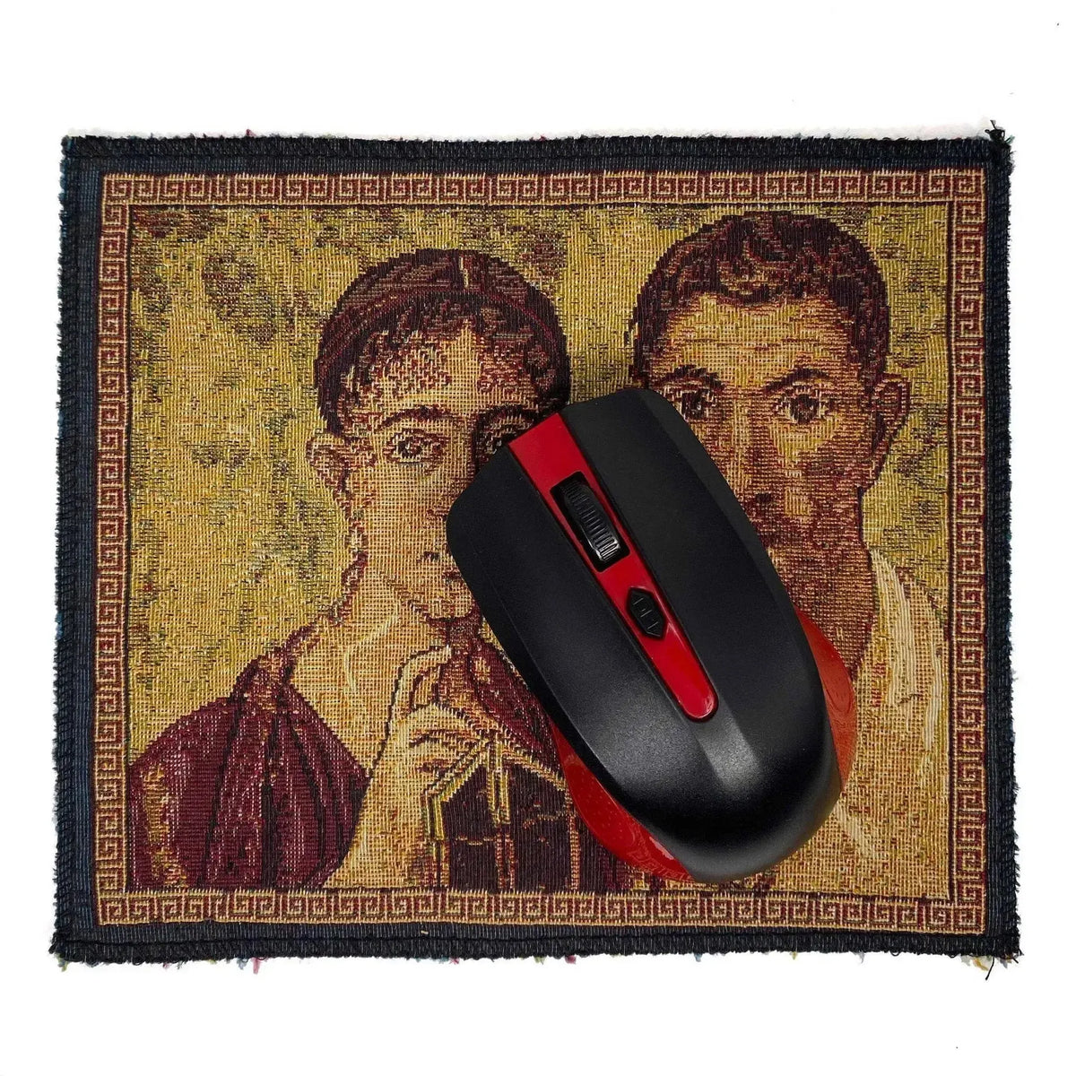 Jacquard tapestry, mouse pad with proculus print