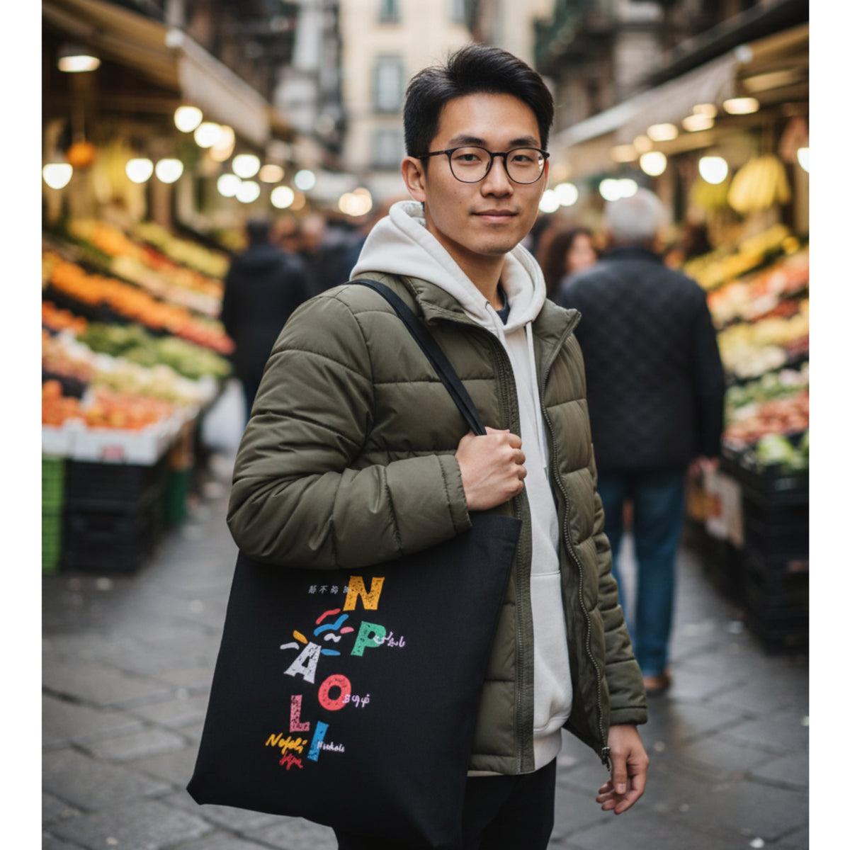 Sac Colore&Calore avec design abstrait de Naples