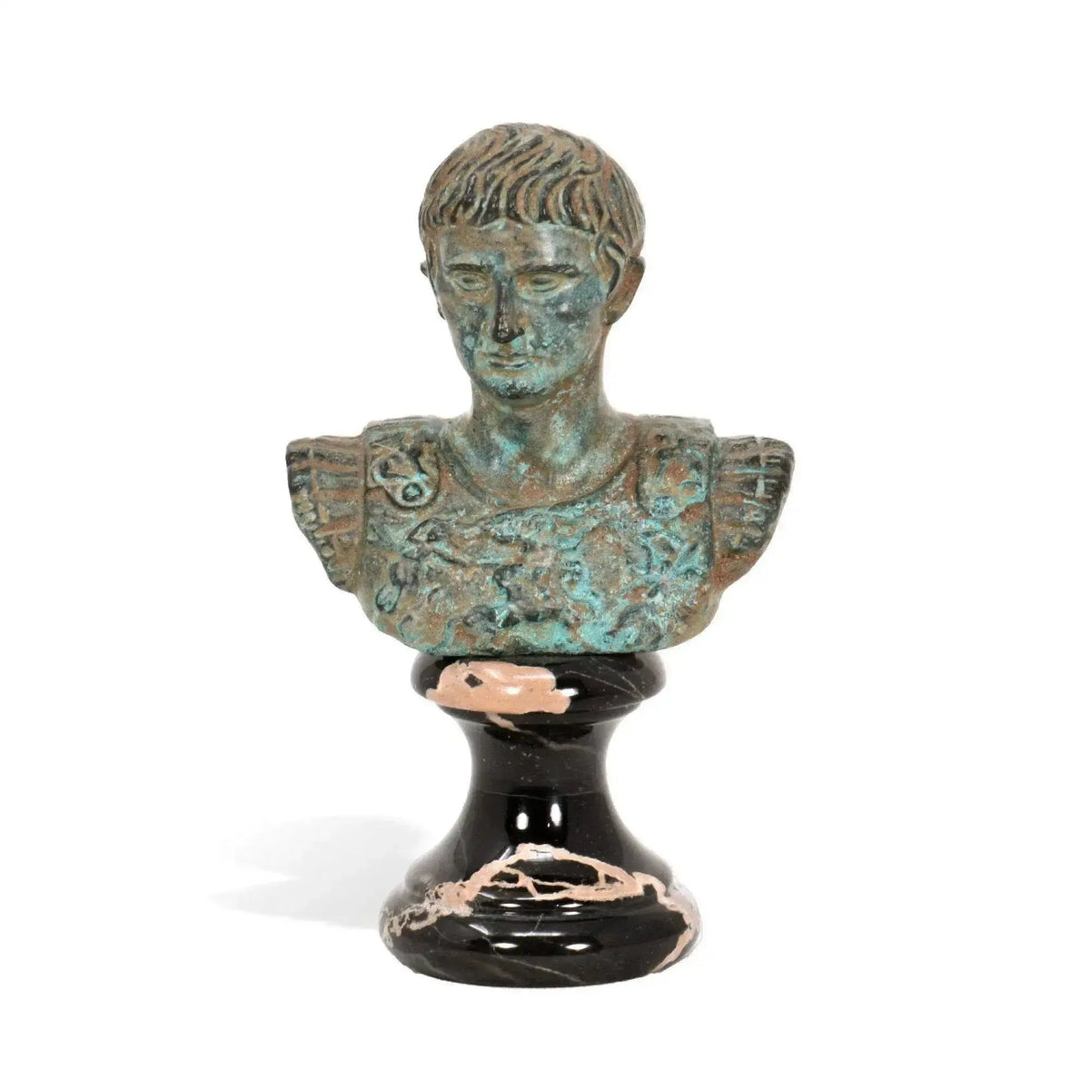 Busto in Bronzo dell'Imperatore Romano Augusto