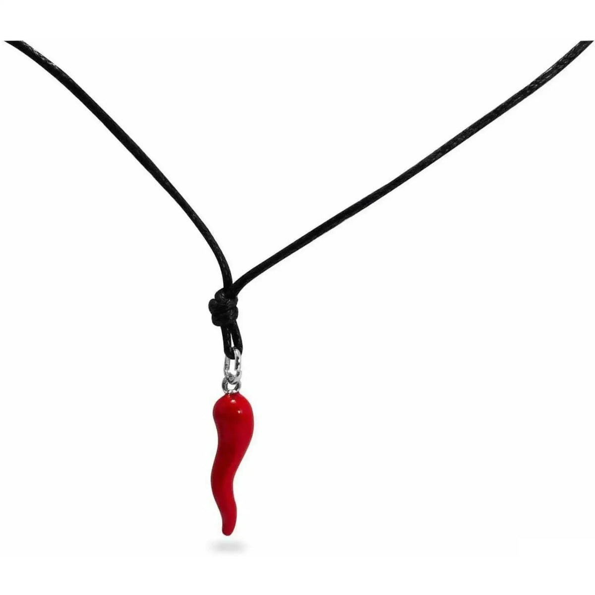 Neapolitan lucky amulet horn red pendant