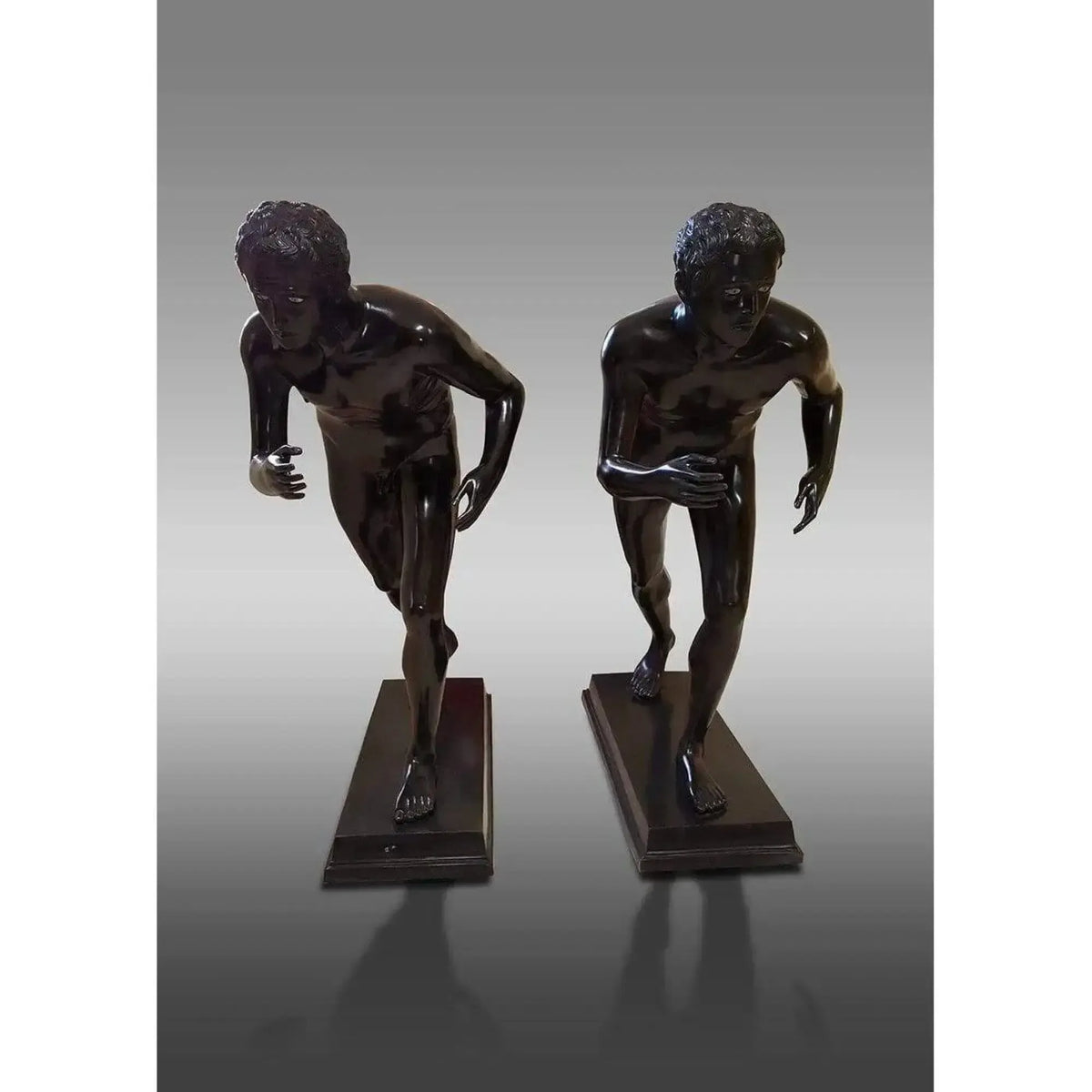 Sculptures of the Herculaneum runners from the Villa dei Papiri