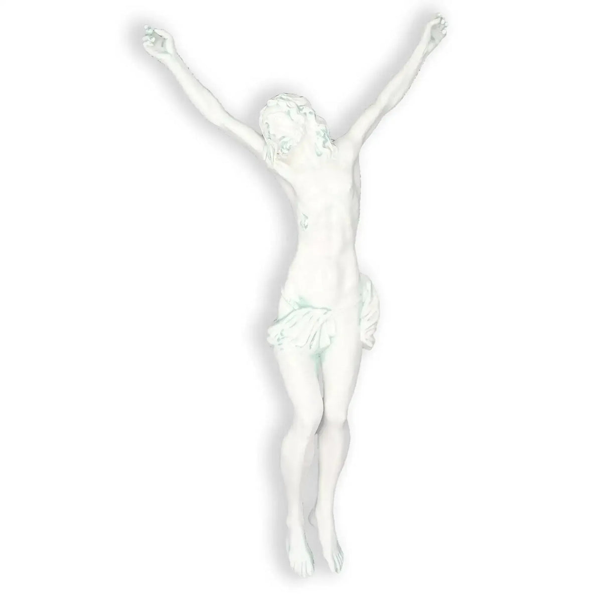 Capodimonte porcelain crucifix