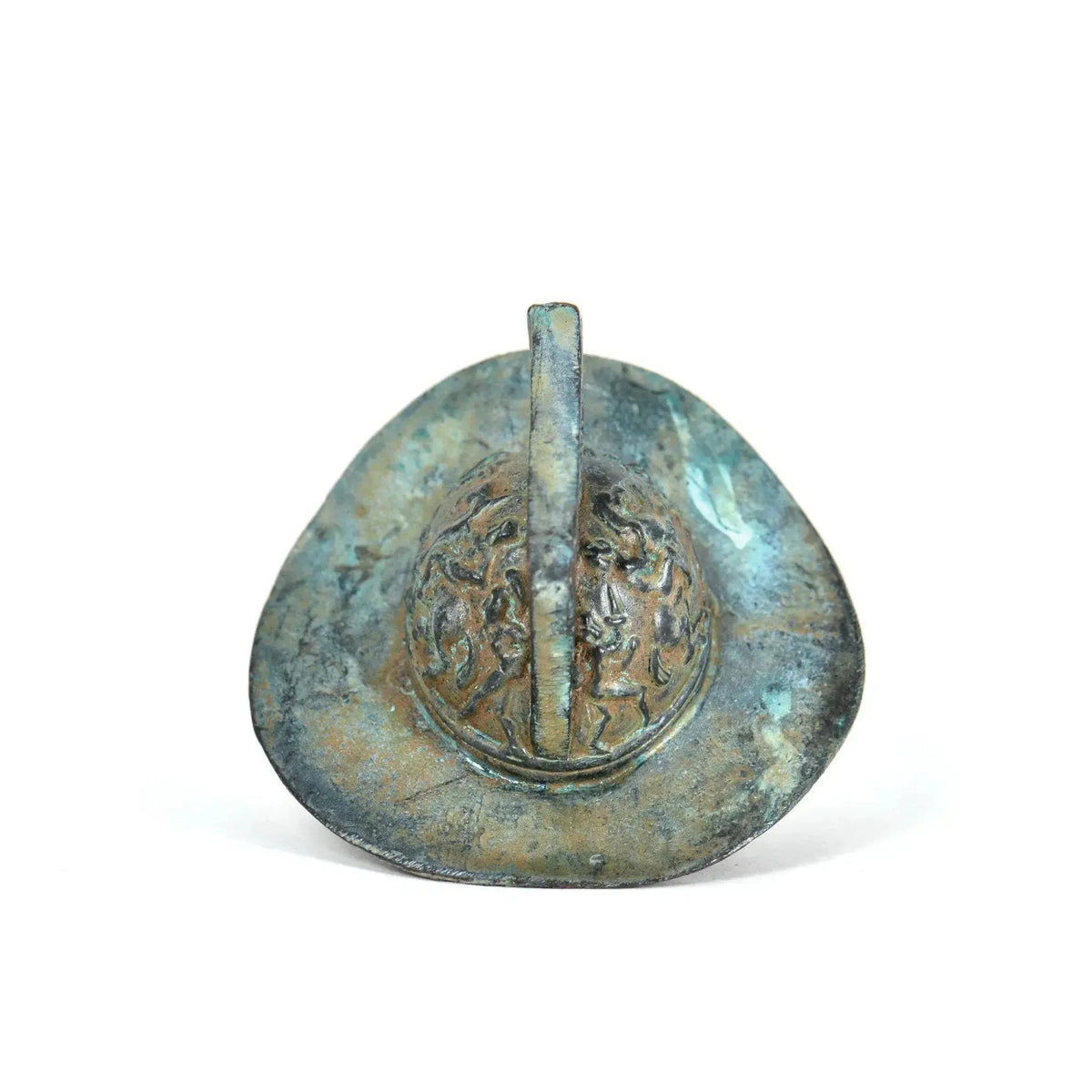Casque de gladiateur thrace en bronze - Détail arrière