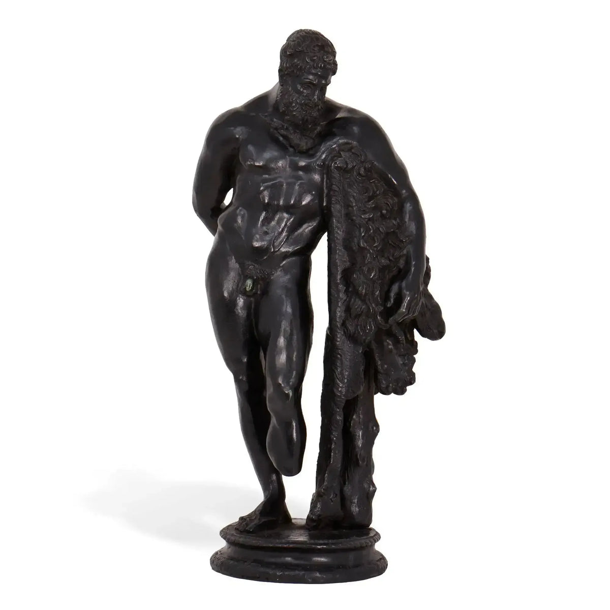 Estatuilla de bronce de Hércules Farnese