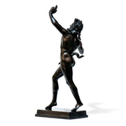 Fauno danzante di Pompei, patina nera, veduta laterale