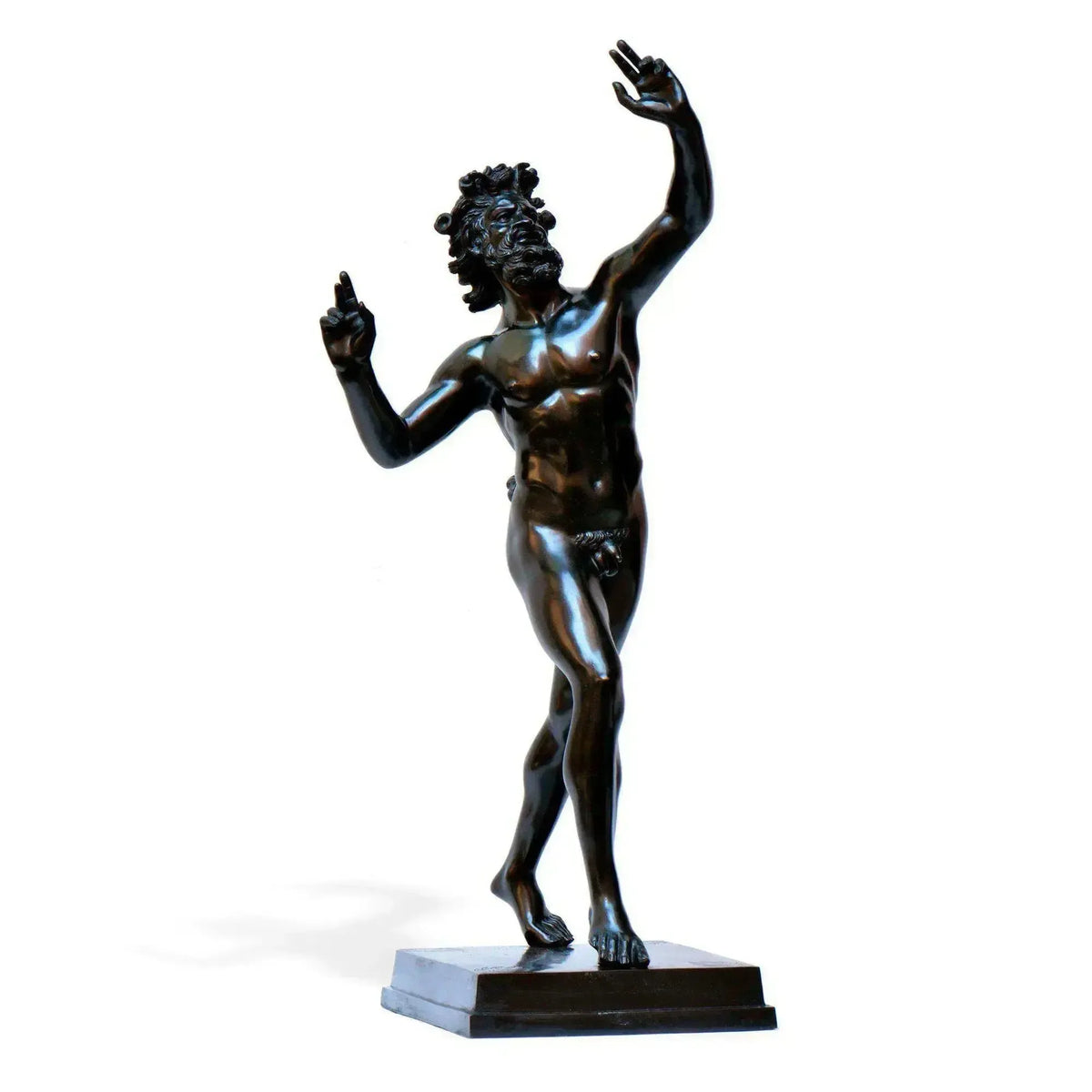 Estatua del fauno danzante de Pompeya - fauno danzante Pompeya