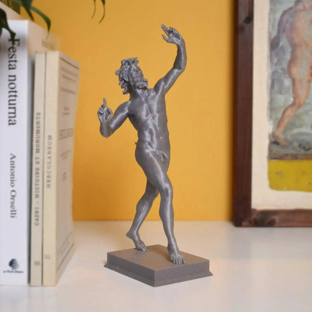 Pompeii three-dimensional dancing faun statue