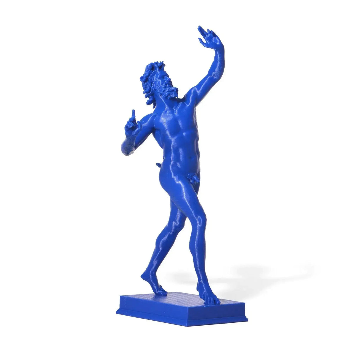 Three-dimensional dancing faun statue Pompeii