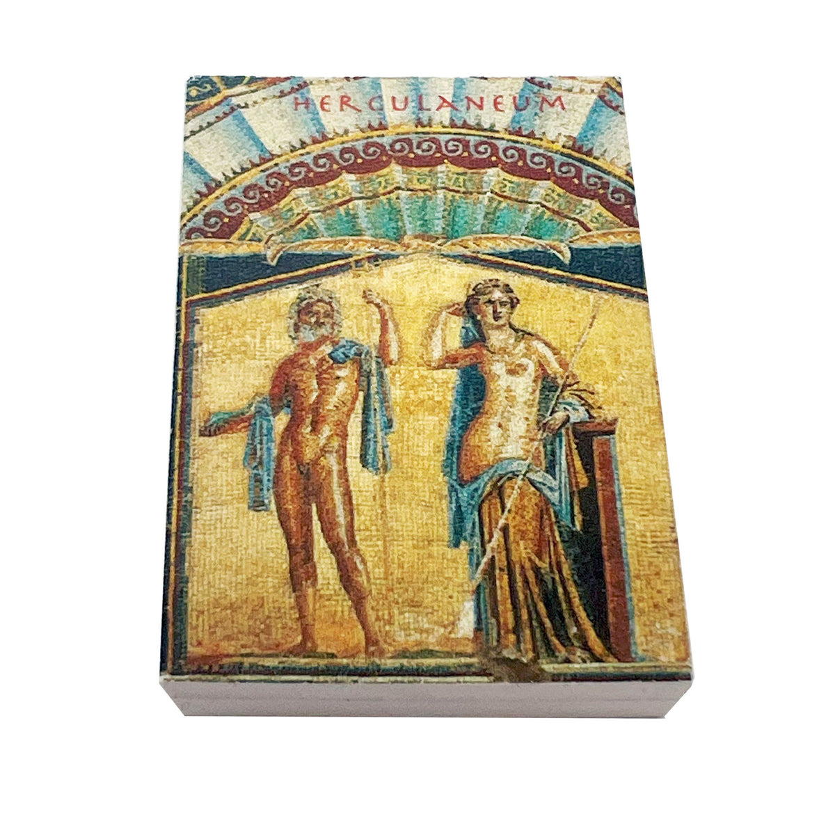 Eraser with mosaic of Neptune and Aphrodite – mythological scene from Herculaneum