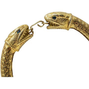 Bracciale serpente oro ispirato agli armilla di Ercolano
