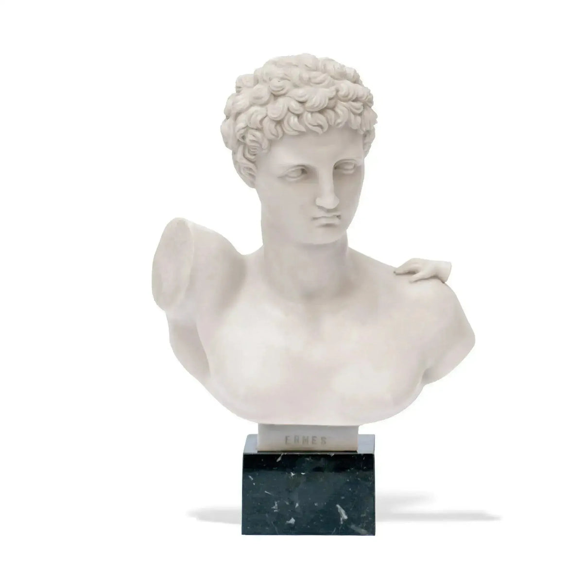 Busto di Hermes in marmo, vista frontale