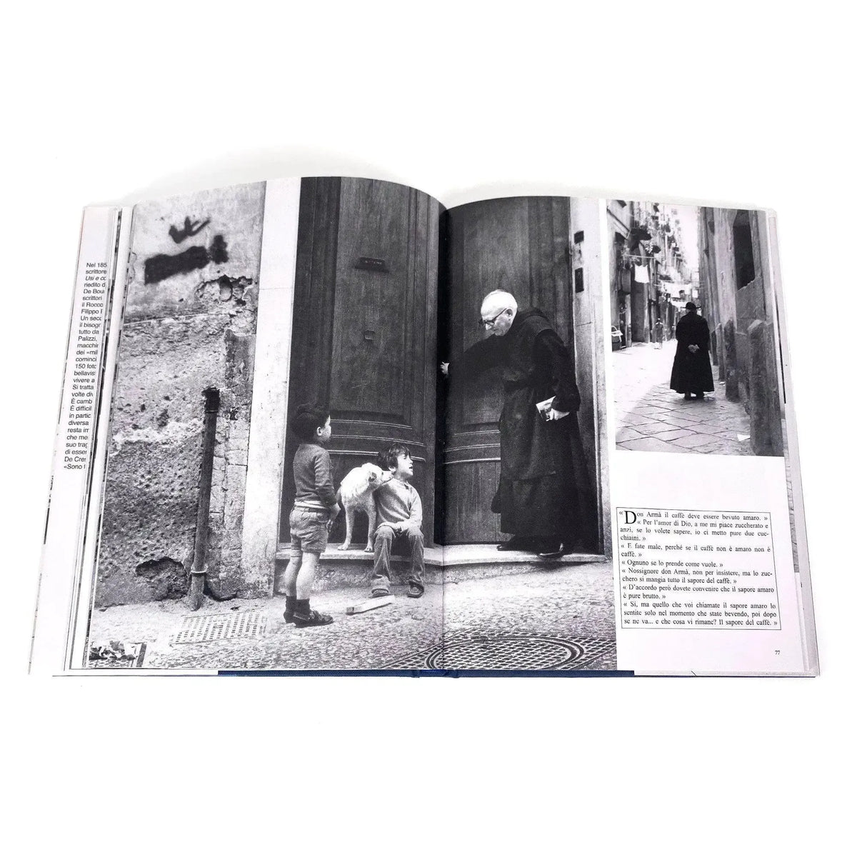  Contenu interne du livre "La Napoli di Bellavista" de Luciano De Crescenzo