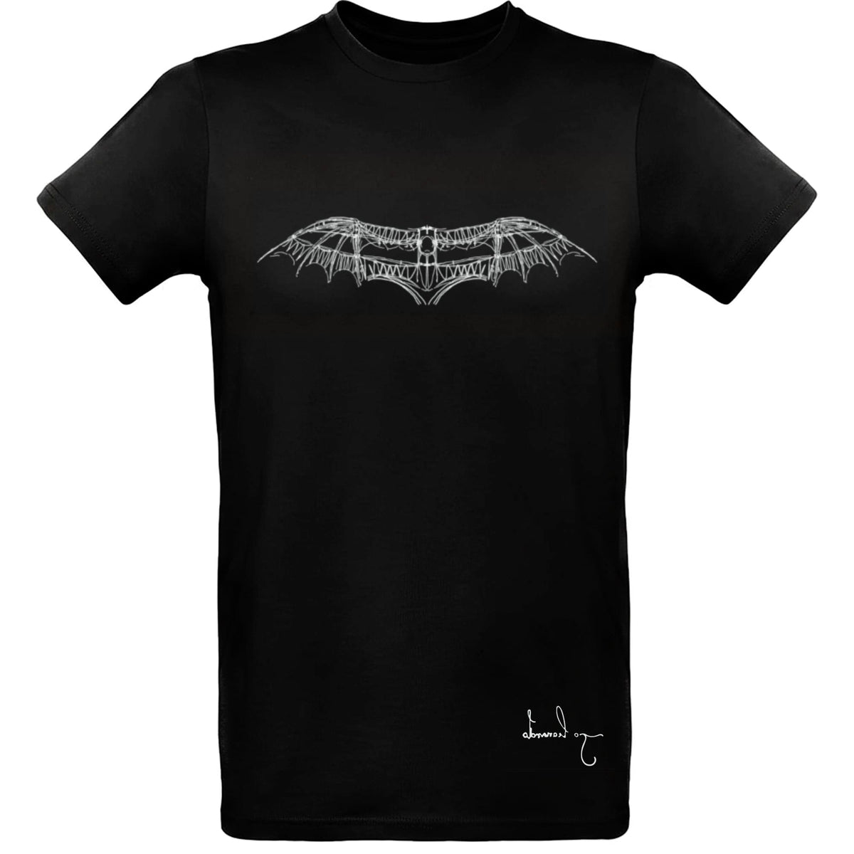 Camiseta con diseño de la mecánica de Leonardo da Vinci