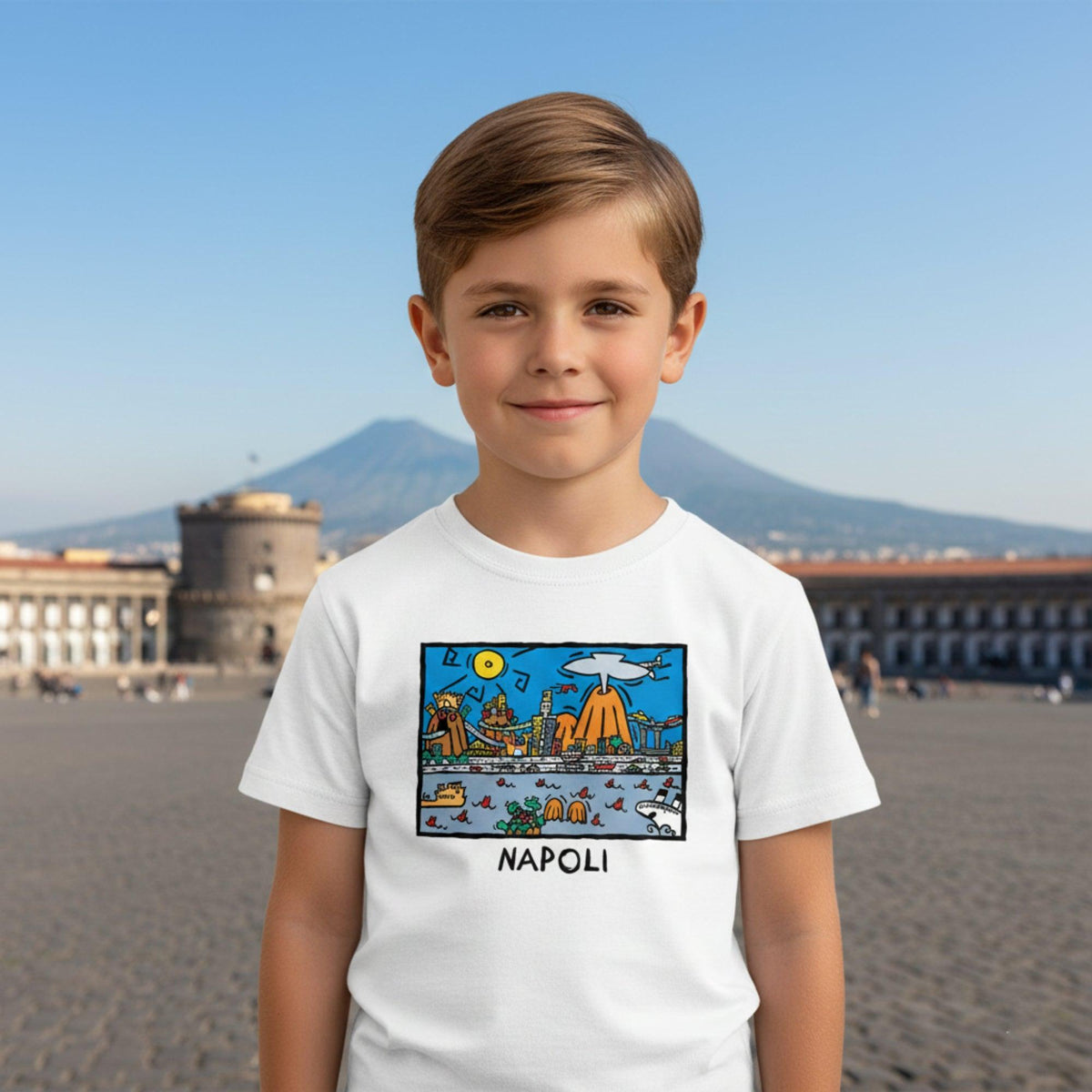 T-shirt Enfant Napoli Art d'Alessandro Cocchia