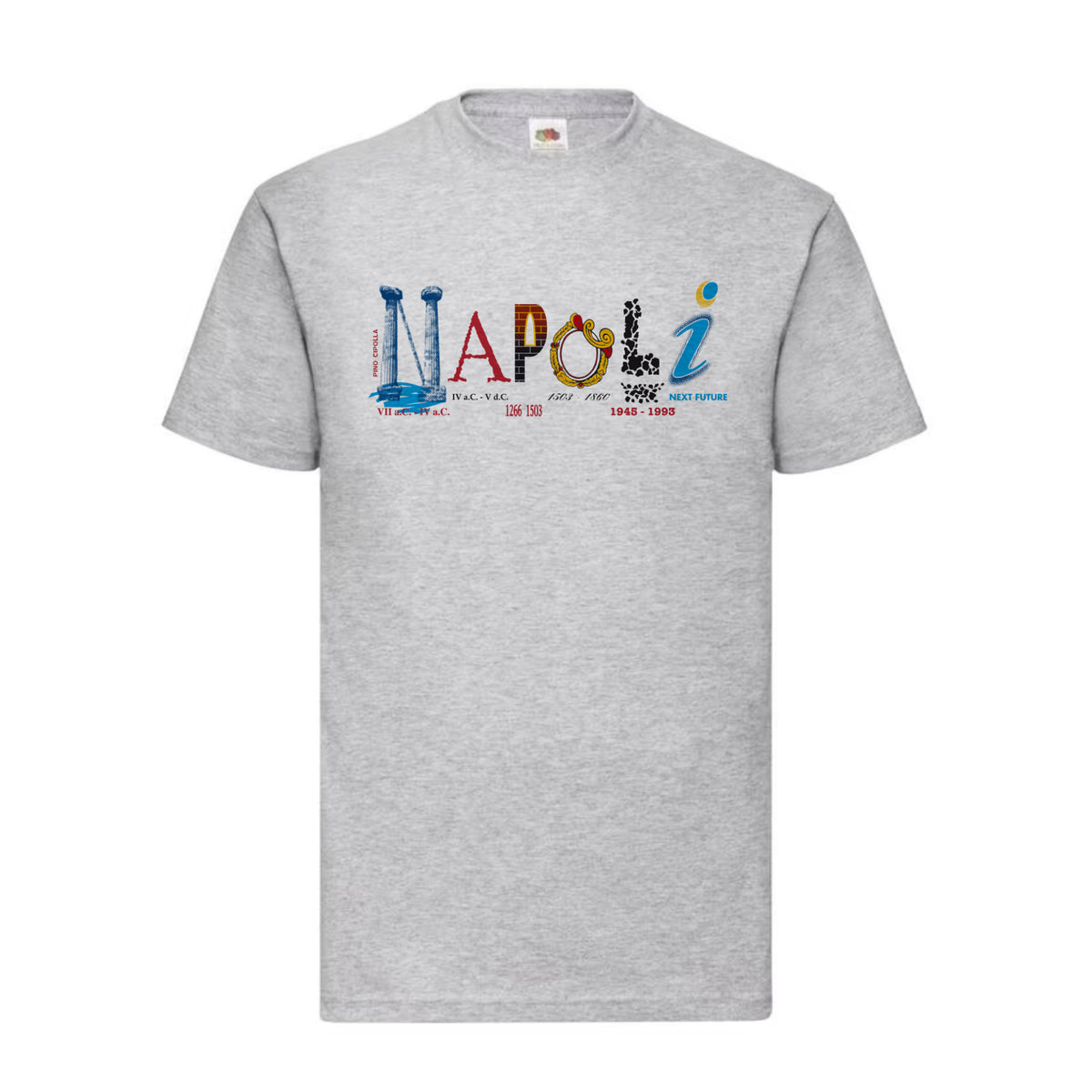 T-shirt unisexe Napoli – 100 % coton, fabriqué en Italie