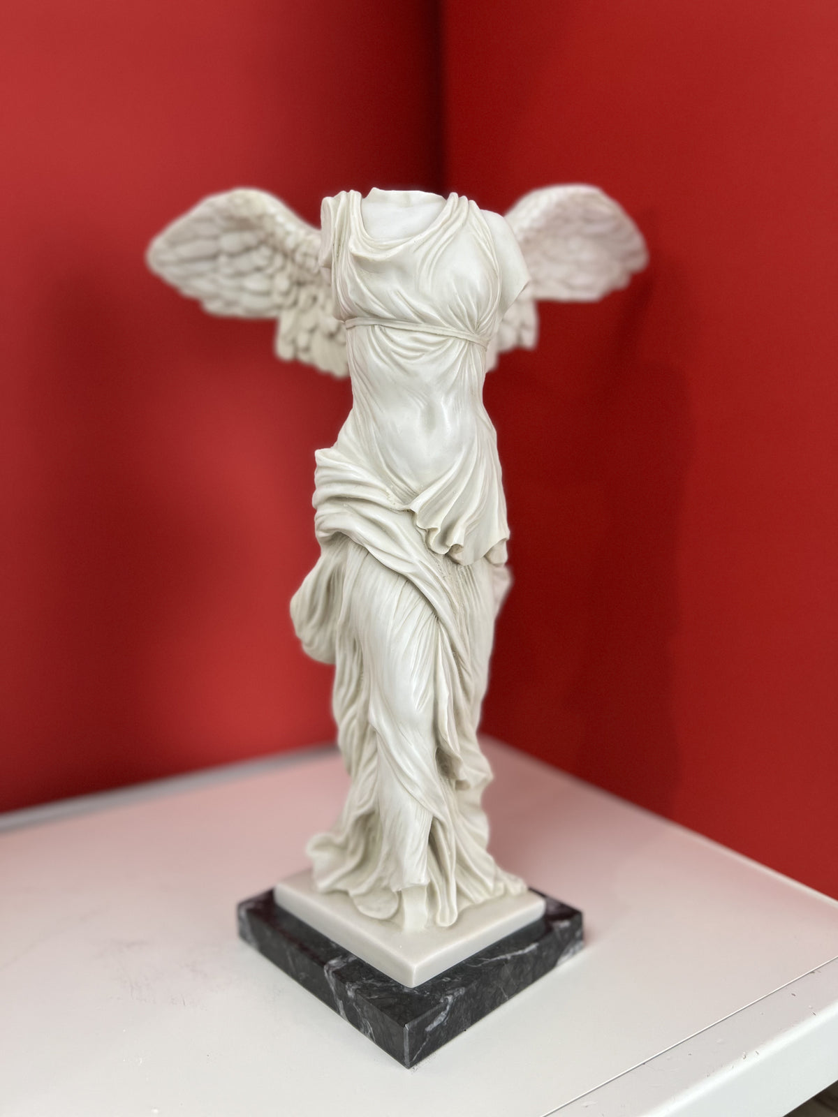 Nike of Samothrace - marble statue 37.5 cm