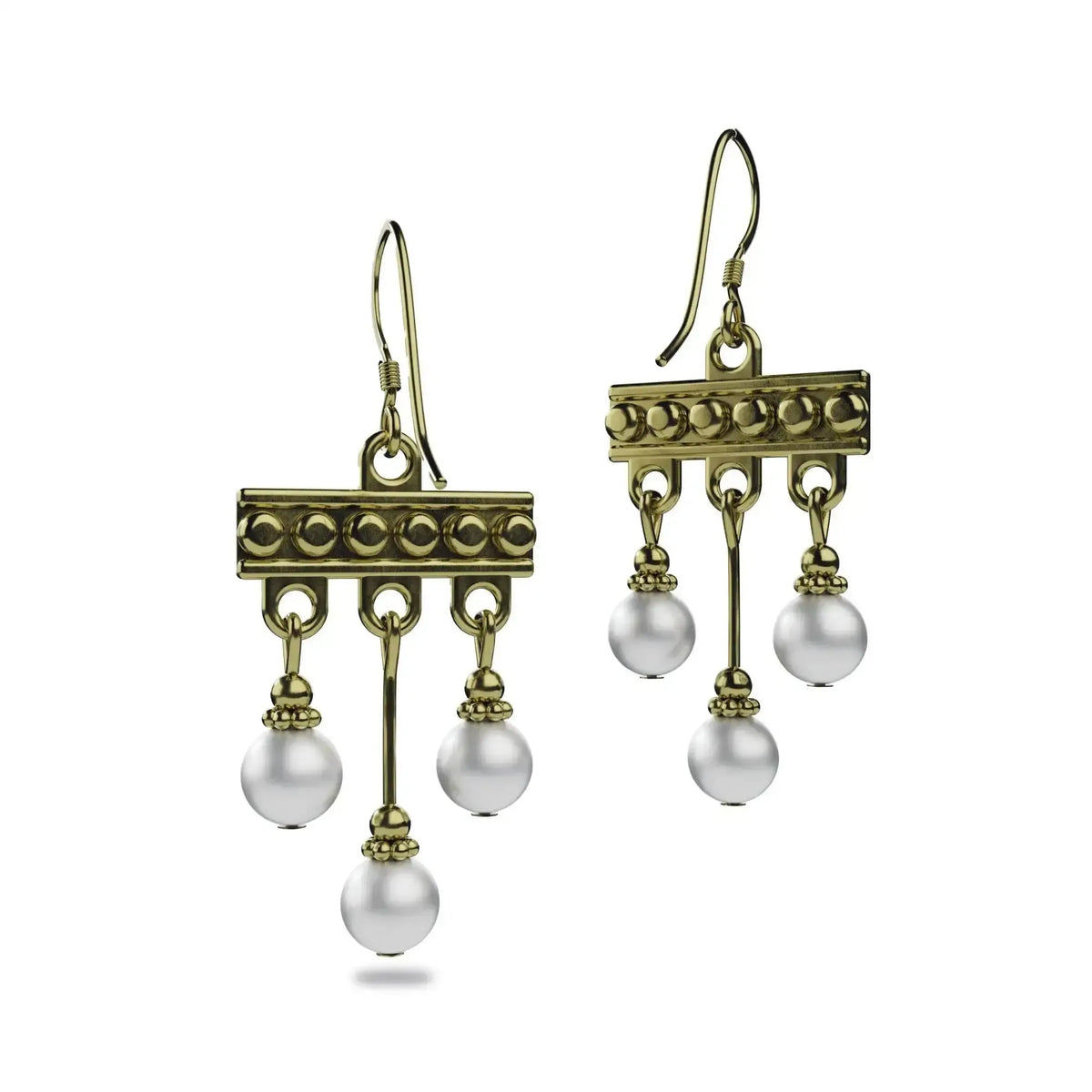 Ancient Roman earrings from Pompeii