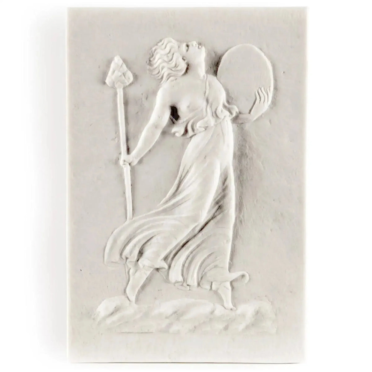 Maenad Dancer marble plaque