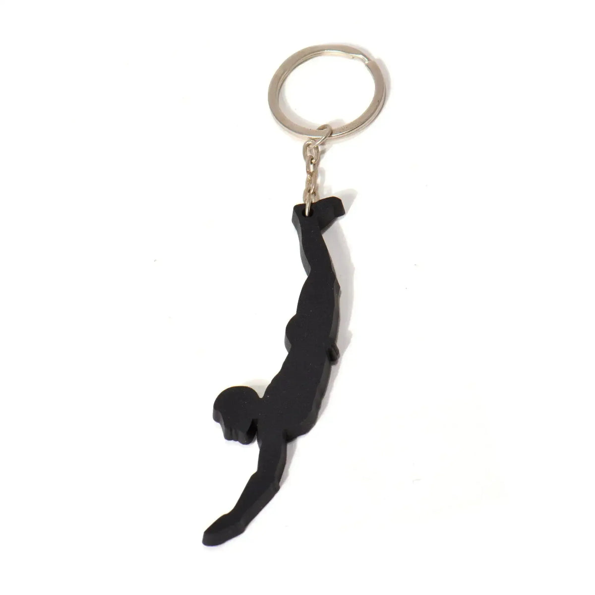 Black Paestum diver key ring