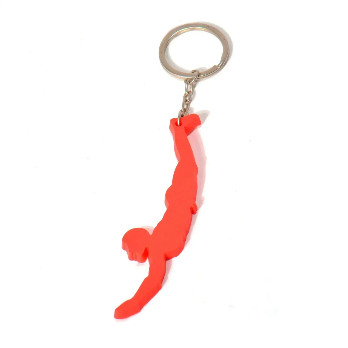 Red Paestum diver key ring