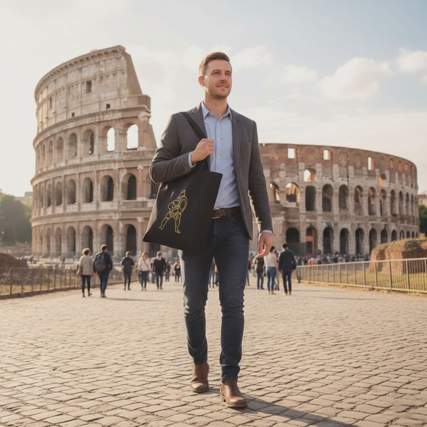 Borsa eco-friendly ispirata all’antica Roma