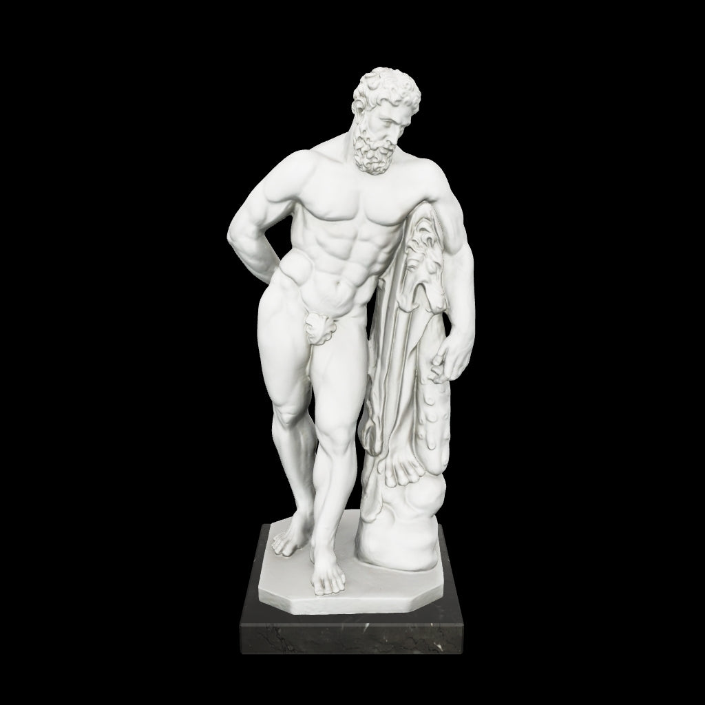 Modello 3D della statua in marmo di Ercole Farnese