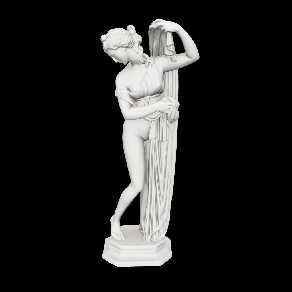 Modello 3D della Venere Afrodite Callipigia - Statua in Marmo 38 cm
