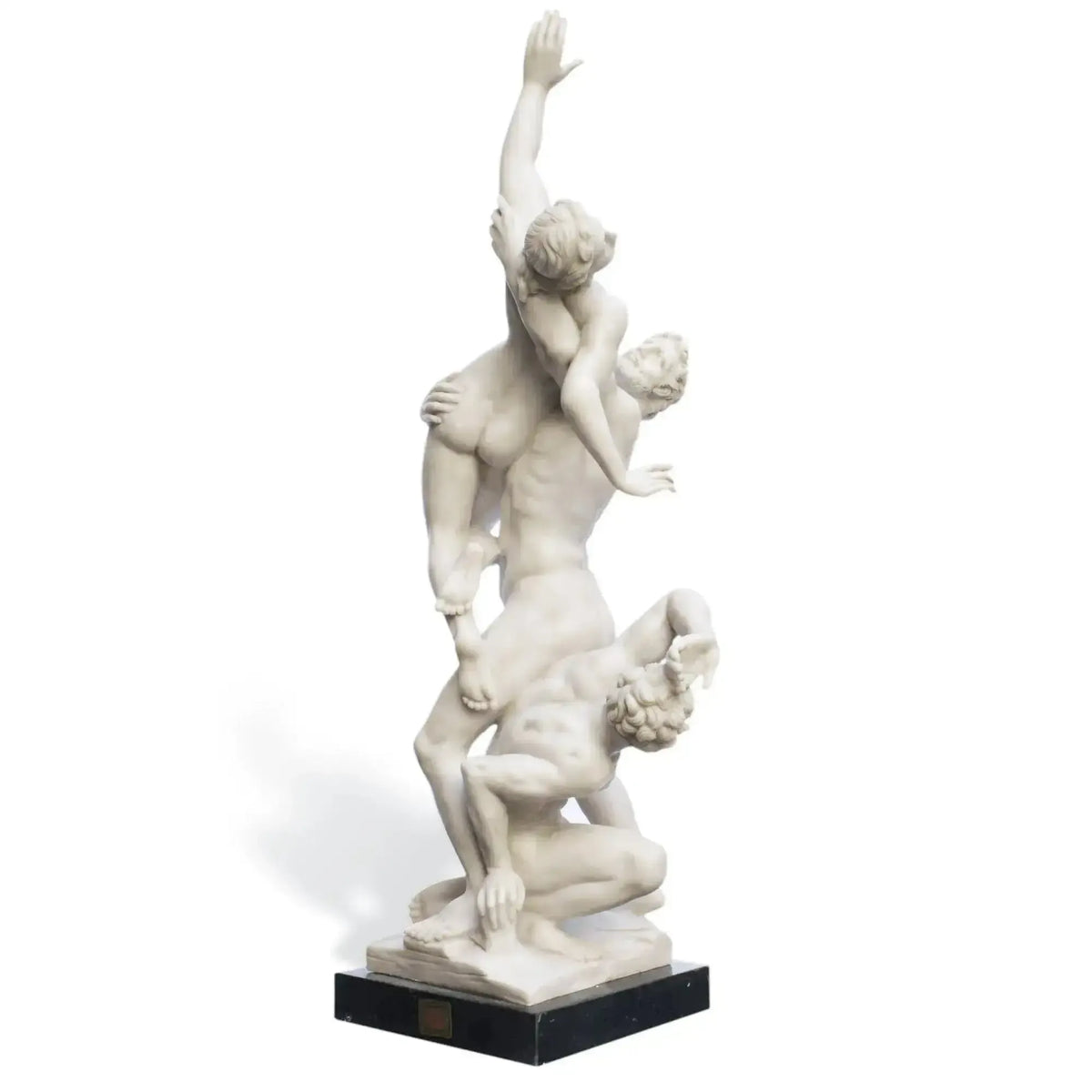 Estatua de mármol del Rapto de las Sabinas de Giambologna
