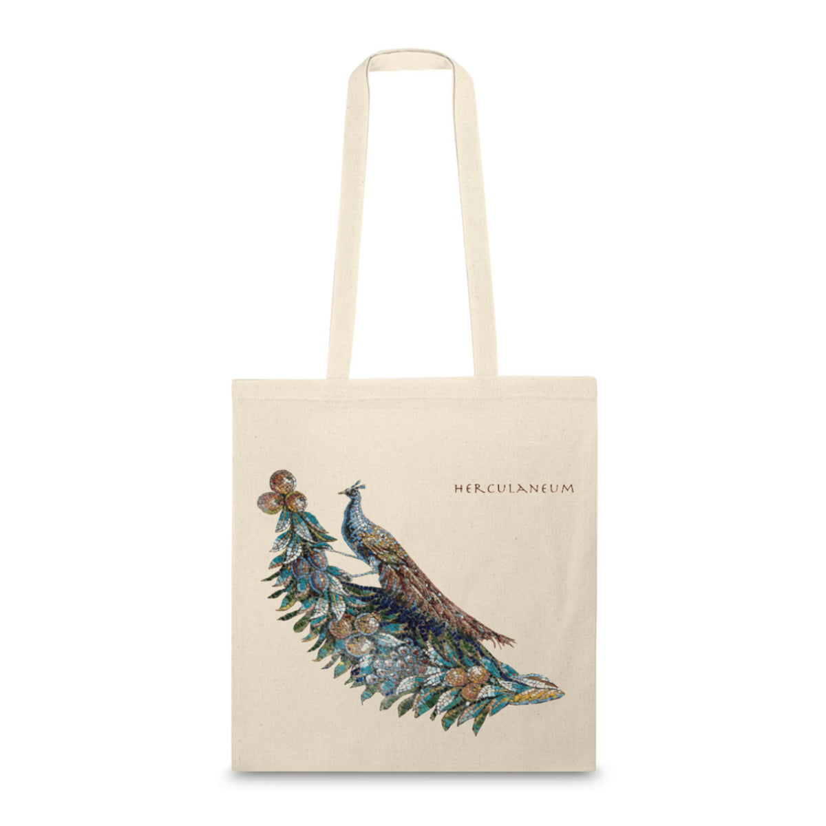 Eco-friendly bag with historic peacock