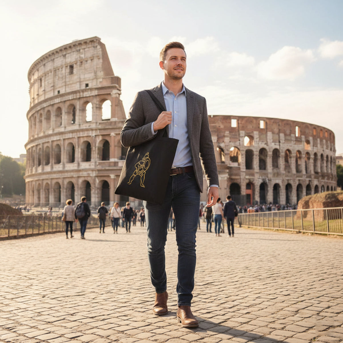Eco-friendly bag inspired by ancient Rome