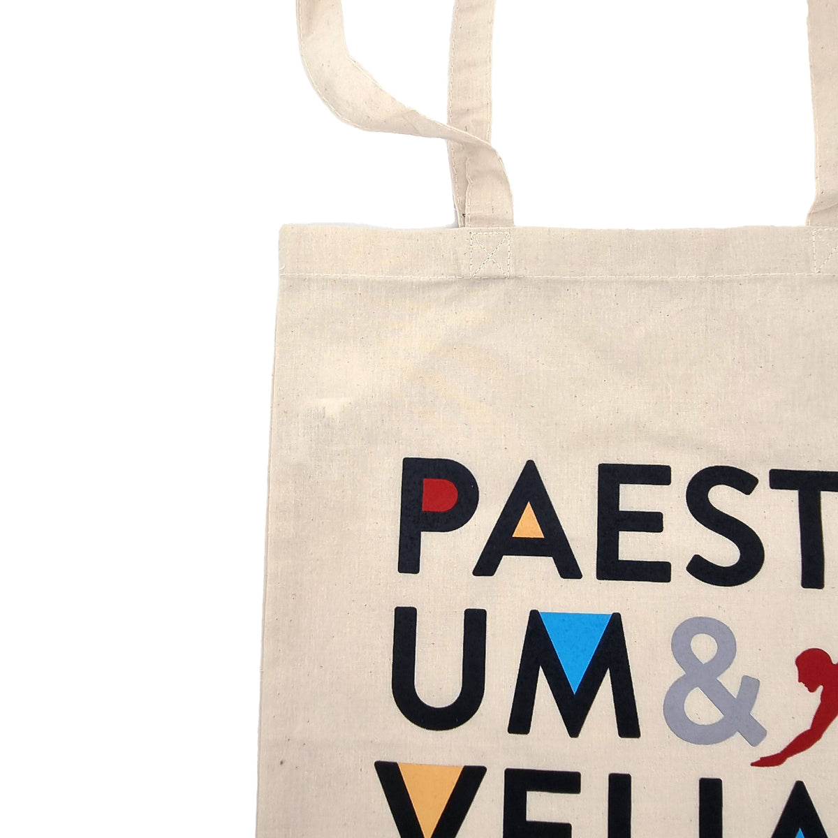 Bolsa Shopper Paestum & Velia – Algodón Negro o Blanco