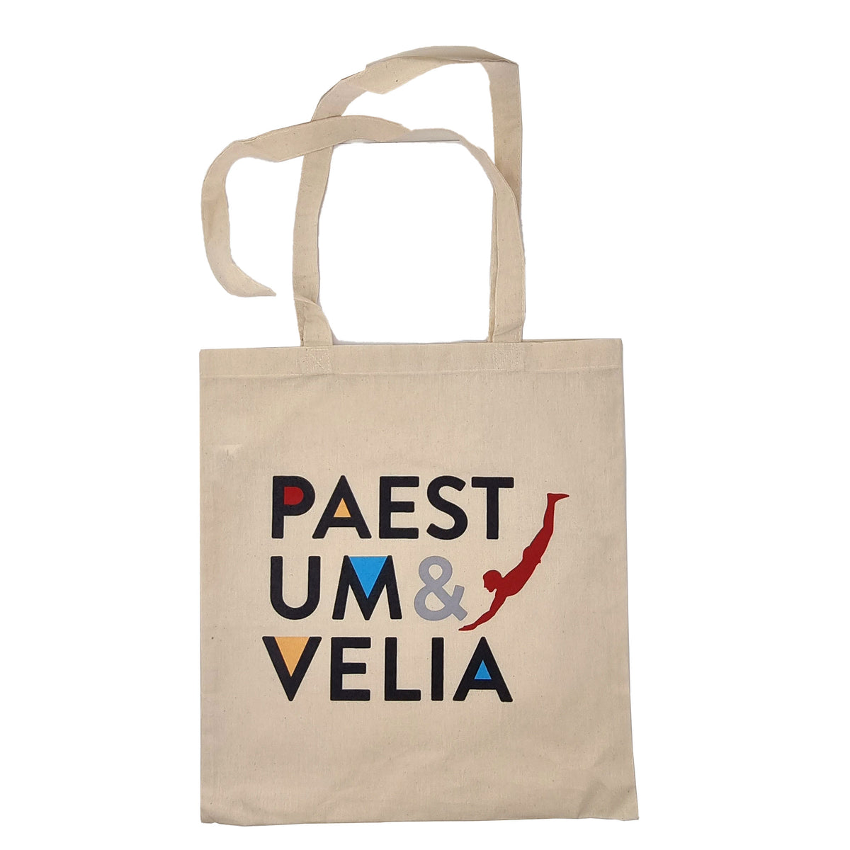 Bolsa Shopper Paestum & Velia – Algodón Negro o Blanco