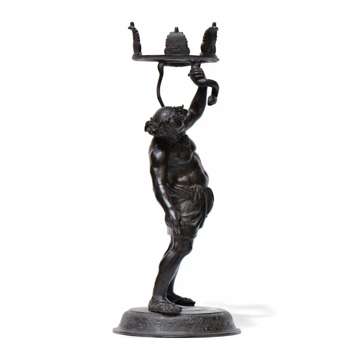 Statue pompéienne en bronze de Silène