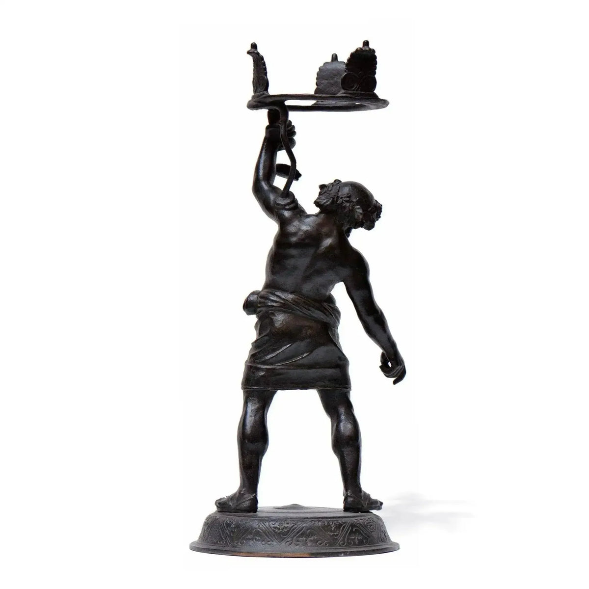 Sculpture en bronze du Silène Pompéien