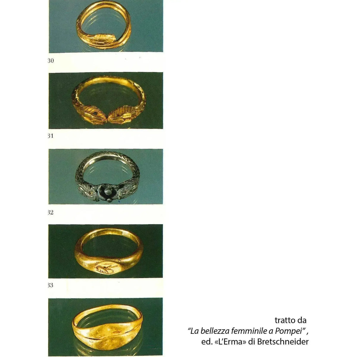 Gold-plated ring with two-headed snake