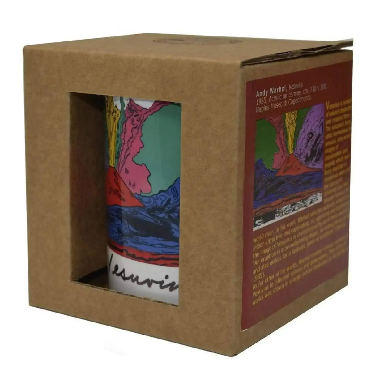 Andy Warhol "Vesuvius" mug packaging