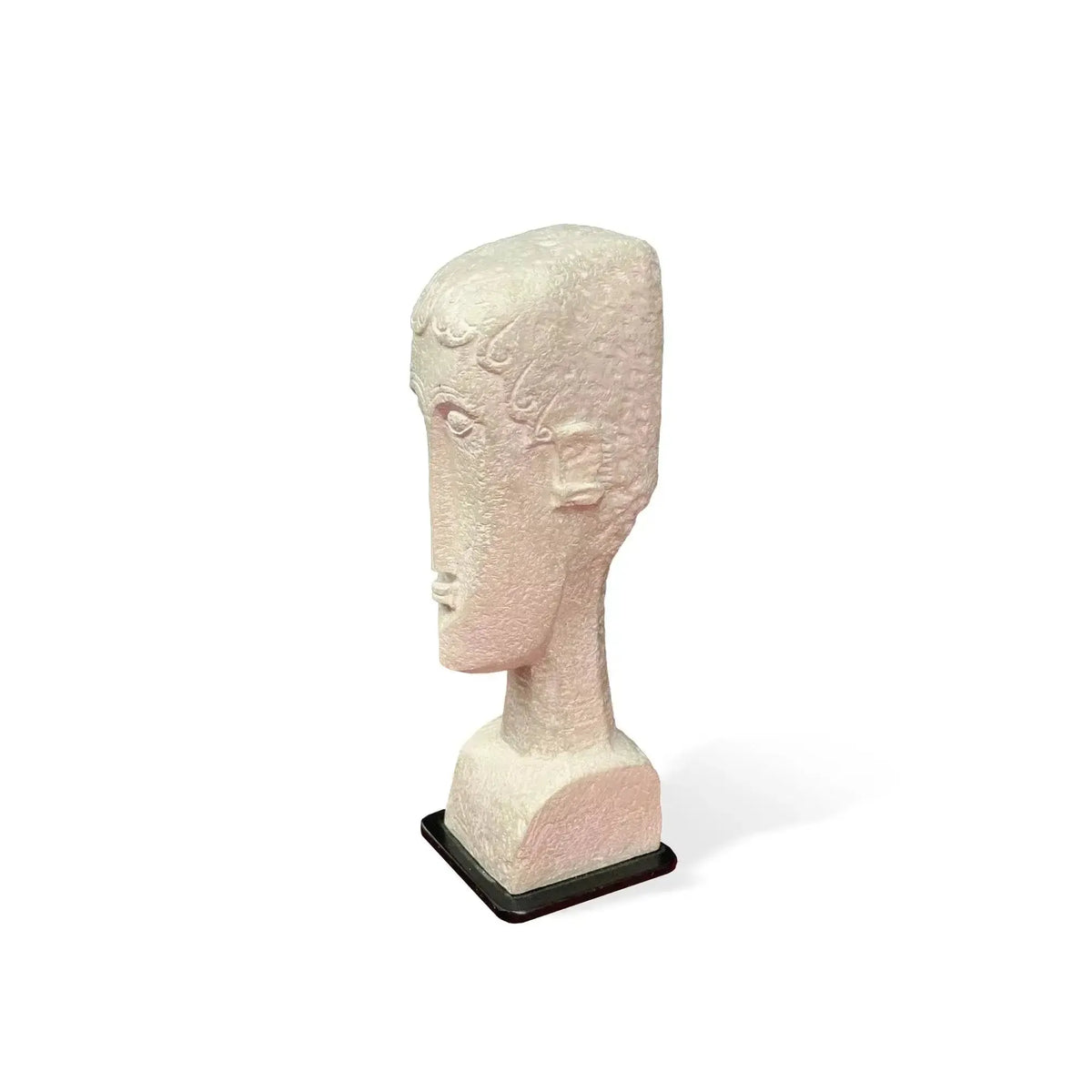 Head of a Woman, by Modigliani. Three-dimensional reproduction, side view.