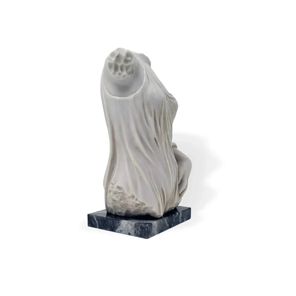 Marble woman torso sculpture