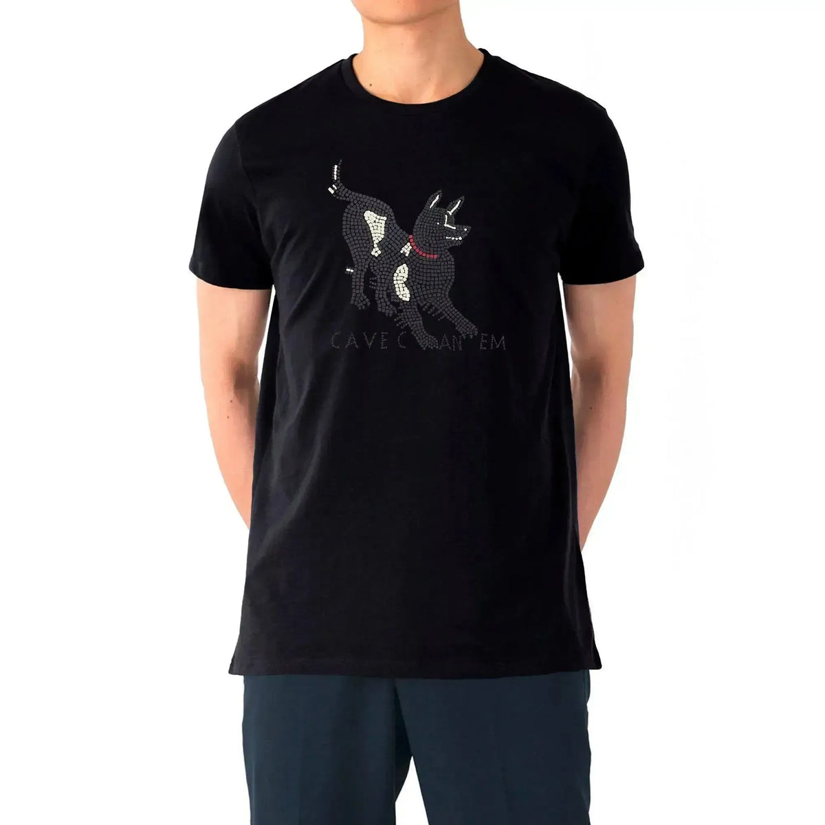 T-shirt pour hommes Attention au chien