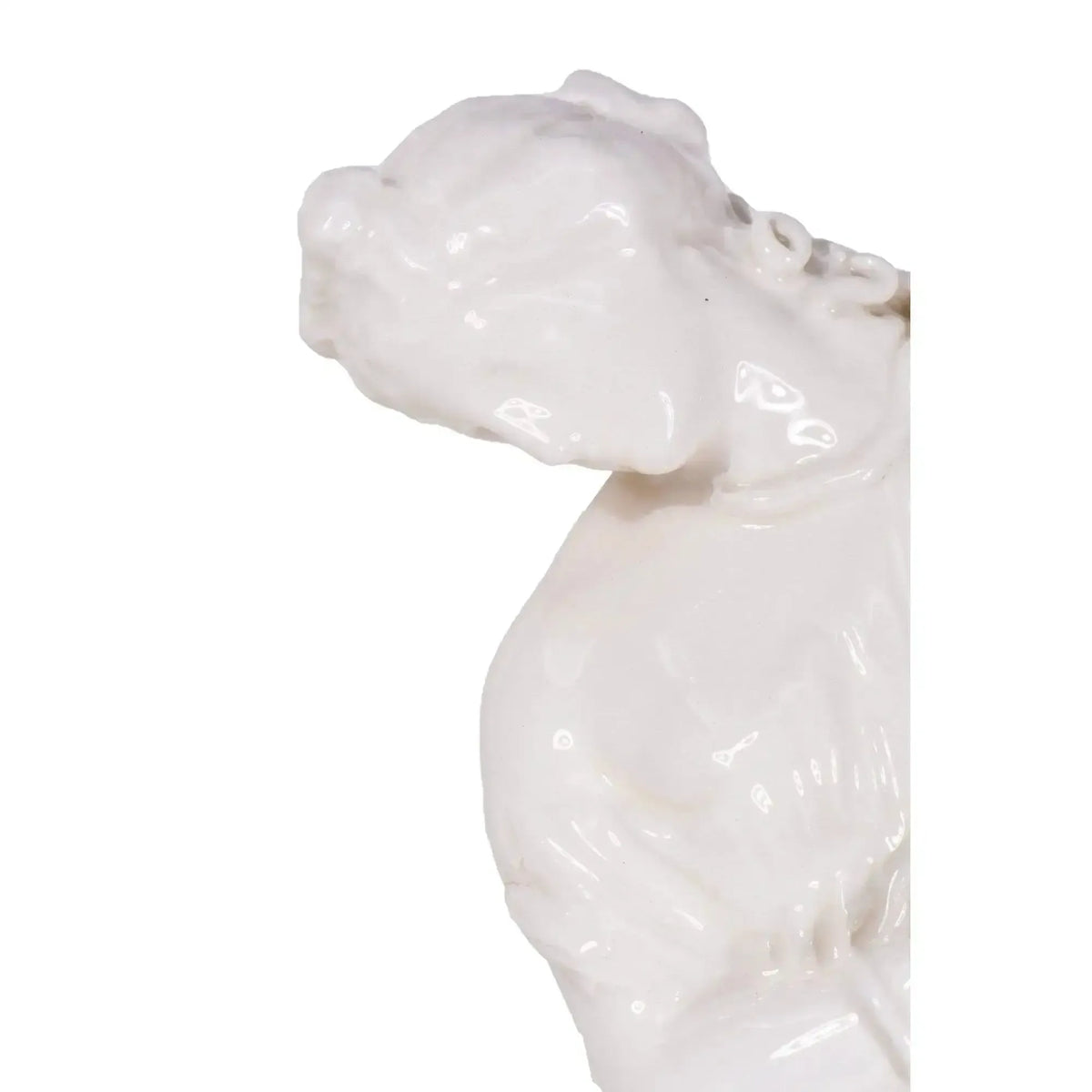 Capodimonte porcelain statue of Venus Aphrodite Callipygia.